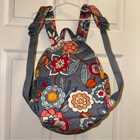 Vera Bradley Quilted Essential Compact Backpack - Picture 2 of 10